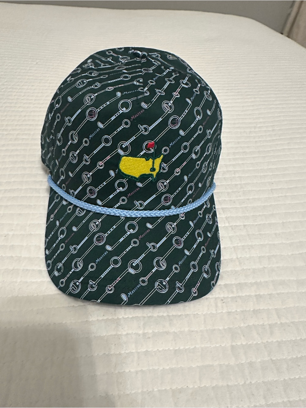 2026 Masters Green & Blue Golf Club Patterned hat